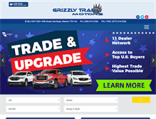 Tablet Screenshot of grizzlytrail.com